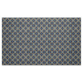 Glitch2 Clam Muschel Blauer Möbelstoff Stoff (Fat Quarter (45,7 x 55,9 cm))
