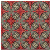 Glitch2 Deep Crimson Red Muster Stoff (Nahaufnahme)