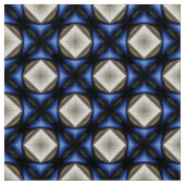 Glitch2-Diamanten aus Stahl, blau Stoff (Nahaufnahme)