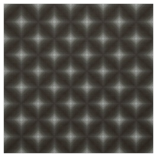 Glitch2 Graue schwarze Diamantmöbel Stoff (Muster)