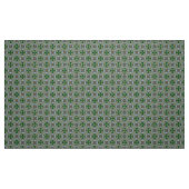 Glitch2 Green Floral Pattern gekämmte Baumwollstof Stoff (Fat Quarter (45,7 x 55,9 cm))