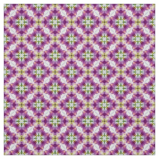 Glitch2 Lila-braune Möbelstücke Stoff (Muster)