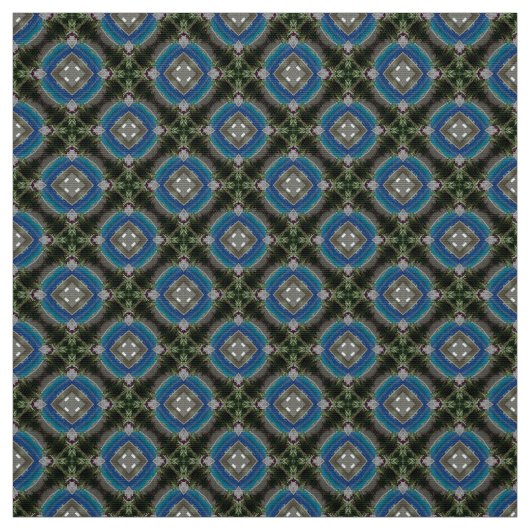 Glitch2 Lila, graues Muster Stoff (Muster)