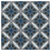 Glitch2 Möbel aus blauem weißem Stoff (Nahaufnahme)