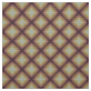 Glitch2 Möbel aus dunkelgelbem Diamantstoff Stoff