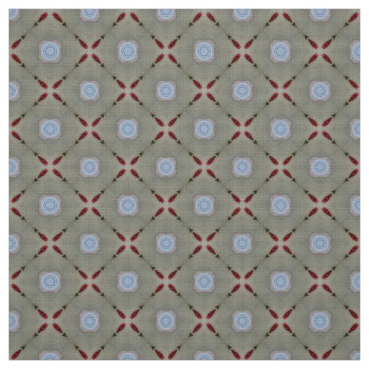 Glitch2 Olive Seagull Blauer Stoff (Muster)