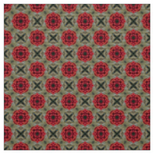 Glitch2 Pompadour lila braunes Muster Stoff
