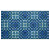 Glitch2 Weißes blaues Quiltiergewebe Stoff (Fat Quarter (45,7 x 55,9 cm))