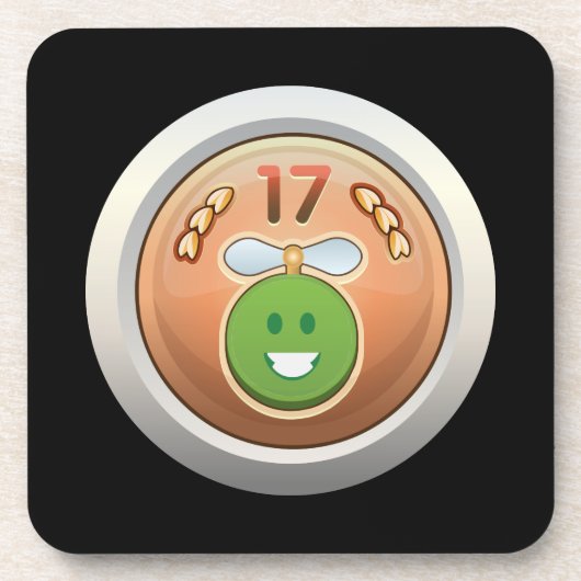 Glitch Achievement numismatizer dragon class Untersetzer (Vorderseite)