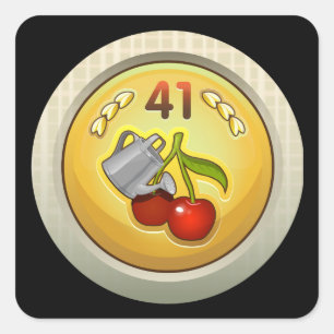 Glitch Achievement Supersoaker Quadratischer Aufkleber