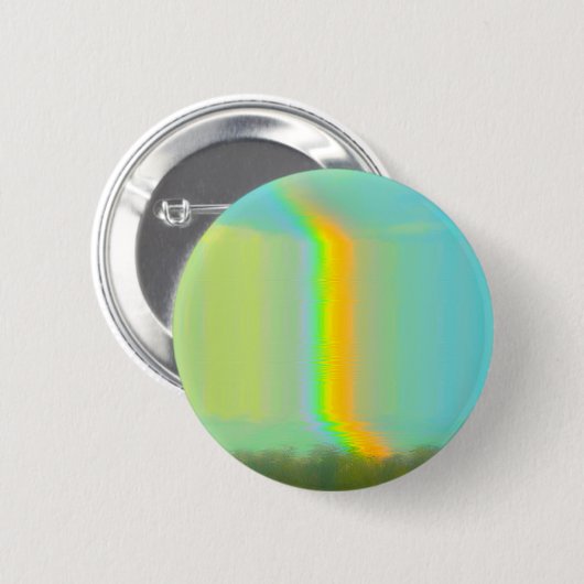 Glitch Aesthetic Rainbow Dream Button (Vorne & Hinten)