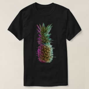 Glitch-Ananas-Vaporwave-Kunst T-Shirt