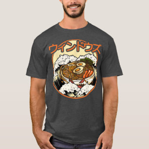 Glitch Anime Ästhetischer Stil Japan Grunge Vaporw T-Shirt