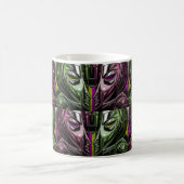 Glitch Art Face Mug Kaffeetasse (Mittel)