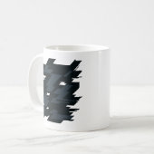 Glitch Art Klassischer Becher Kaffeetasse (Vorderseite Links)