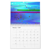 Glitch Art Pixels Vaporwave Aesthetic Analog Fault Kalender (Feb 2027)