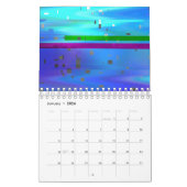 Glitch Art Pixels Vaporwave Aesthetic Analog Fault Kalender (Jan 2026)