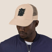 Glitch-Art-Trucker-Hut Truckerkappe (Beispiel)