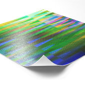 Glitch Art Vaporwave Ästhetische Analogfehler Fotodruck (Ecke)