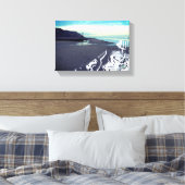 Glitch Beach in Mundesley, Vereinigtes Königreich, Leinwanddruck (Insitu (Schlafzimmer))