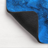 Glitch Blue Mousepad (Ecke)