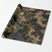 Glitch Camo Armee Geschenkpapier (Ungerollt)