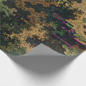 Glitch Camo Armee Geschenkpapier (Ecke)