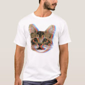 Glitch cat v2 T-Shirt (Vorderseite)