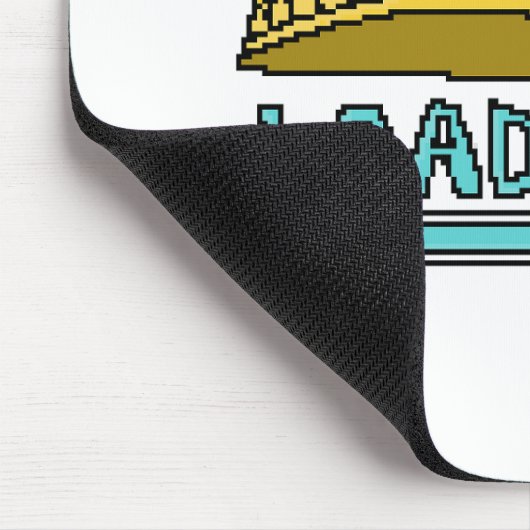 Glitch Crown Loading: 8-Bit Rebellion Awakens Mousepad (Ecke)