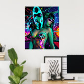 Glitch Dream-Streaming the Old Gods Poster (Heimbüro)