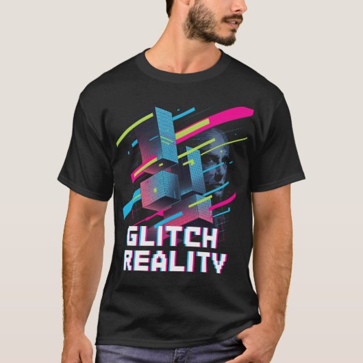 Glitch Dreamscape T-Shirt (Vorderseite)