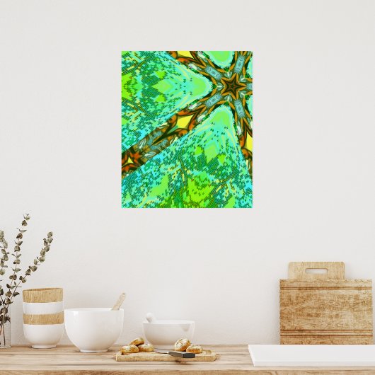 Glitch E-1 Poster (Küche)