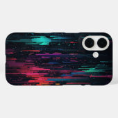 Glitch effect Phone Case (Rückseite (Horizontal))