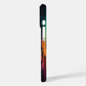 Glitch effect Phone Case (Rückseite / Links)