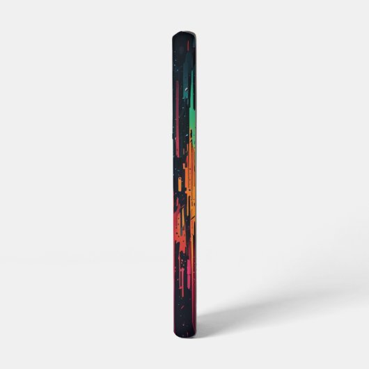 Glitch effect Phone Case Samsung Galaxy Hülle (Linke Seite)