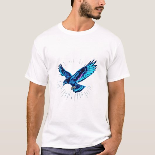 Glitch Electric Hawk Men-T - Shirt (Vorderseite)