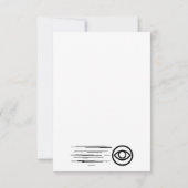 GLITCH ERKANNT - Beschädigte Signalübertragung Karte (Rückseite)