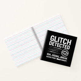 GLITCH ERKANNT - Beschädigte Signalübertragung Notizblock