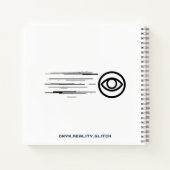 GLITCH ERKANNT - Beschädigte Signalübertragung Notizblock (Rückseite)