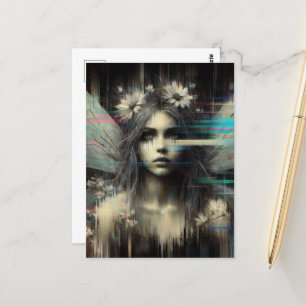 Glitch Fairy Postkarte