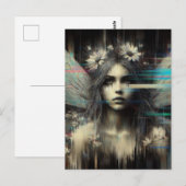 Glitch Fairy Postkarte (Vorne/Hinten)