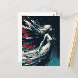 Glitch Fairy Postkarte