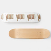 Glitch Food echter Reis Skateboard (Horizontal)