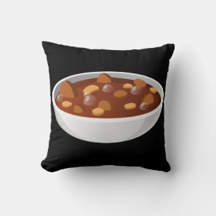 Glitch Food Fleisch Gumbo Kissen