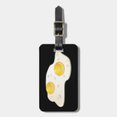 Glitch Food frittierte Eier Gepäckanhänger (Vorderseite vertikal)