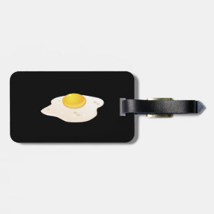 Glitch Food frittiertes Ei Gepäckanhänger
