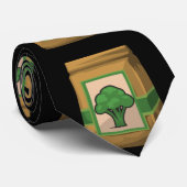 Glitch Food Green Krawatte (Gerollt)