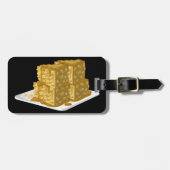 Glitch Food oaty cake Gepäckanhänger (Vorderseite horizontal)