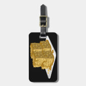 Glitch Food oaty cake Gepäckanhänger (Vorderseite vertikal)