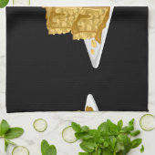 Glitch Food oaty cake Handtuch (Gefaltet)